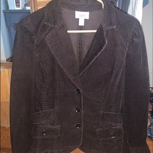 Dark brown corduroy jacket from Loft